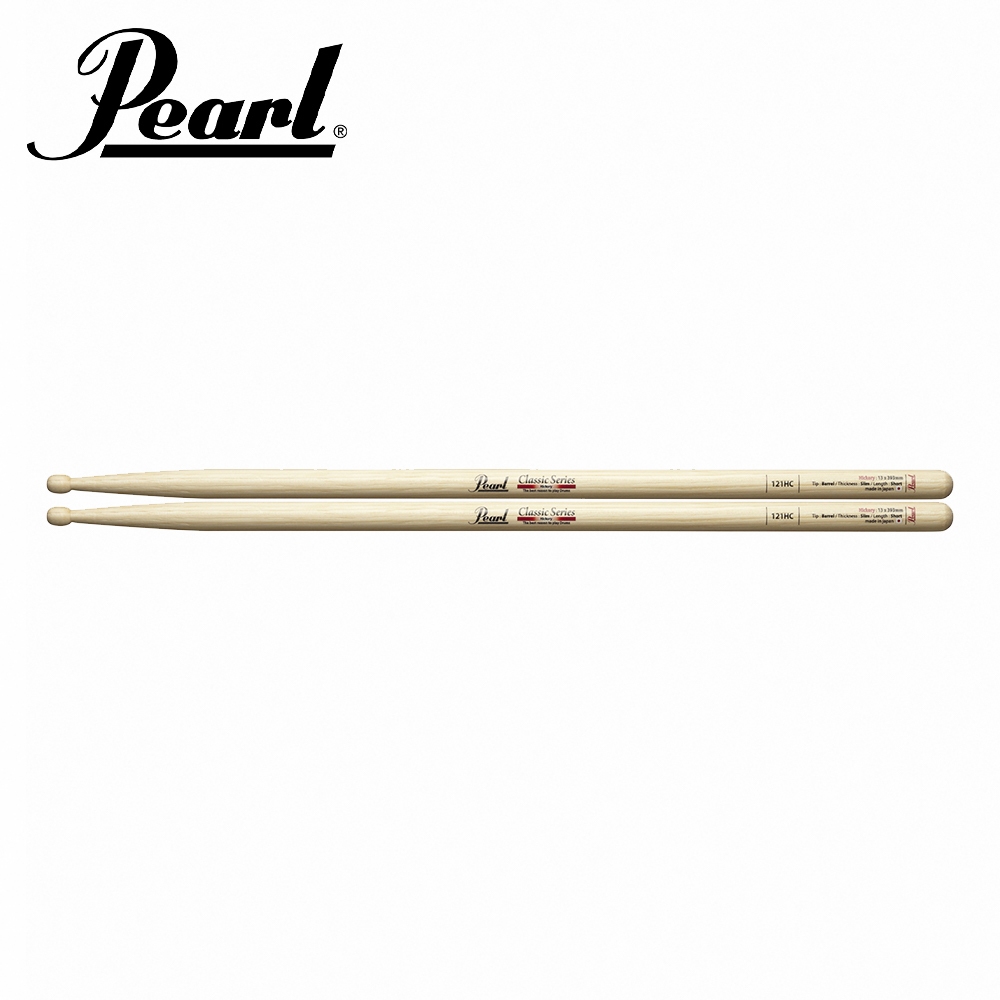 Pearl 121HC 山胡桃木鼓棒 日本製【敦煌樂器】, , large