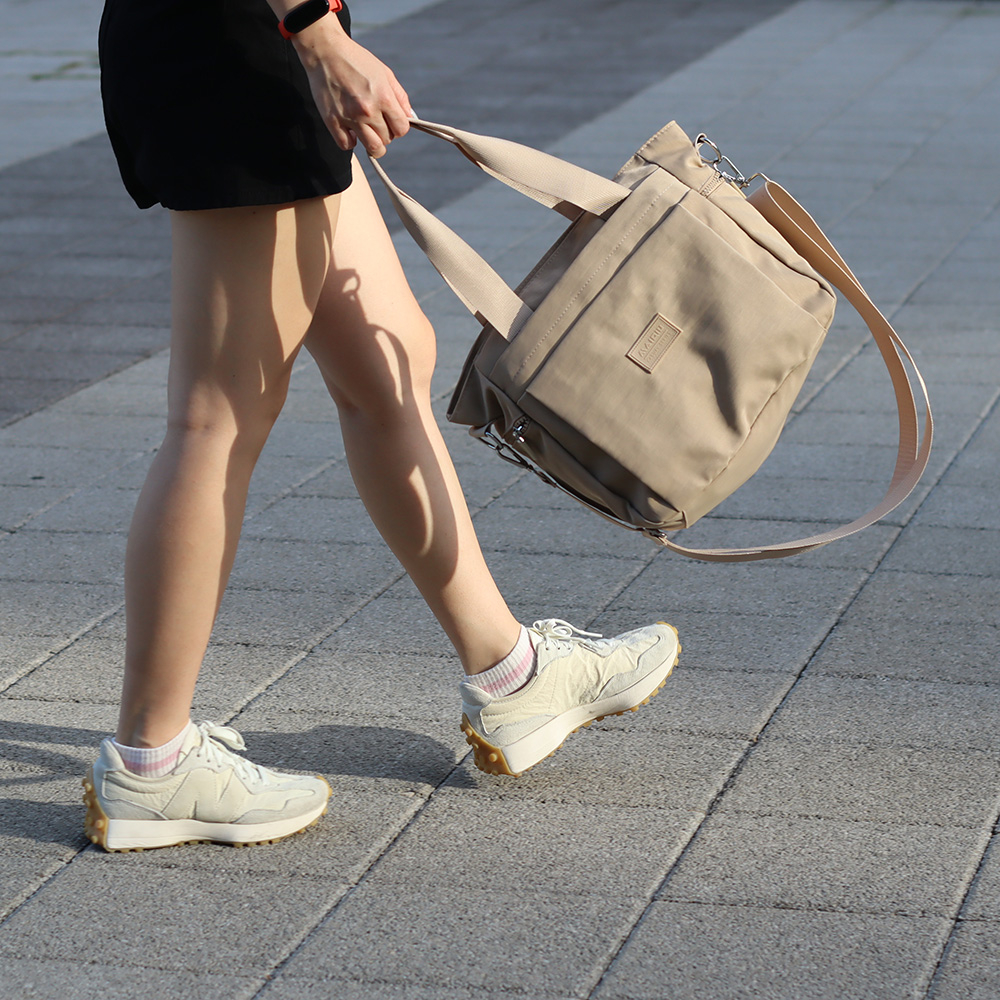 【MQ】FRIEDA Three-way multi-layer tote bag, , large