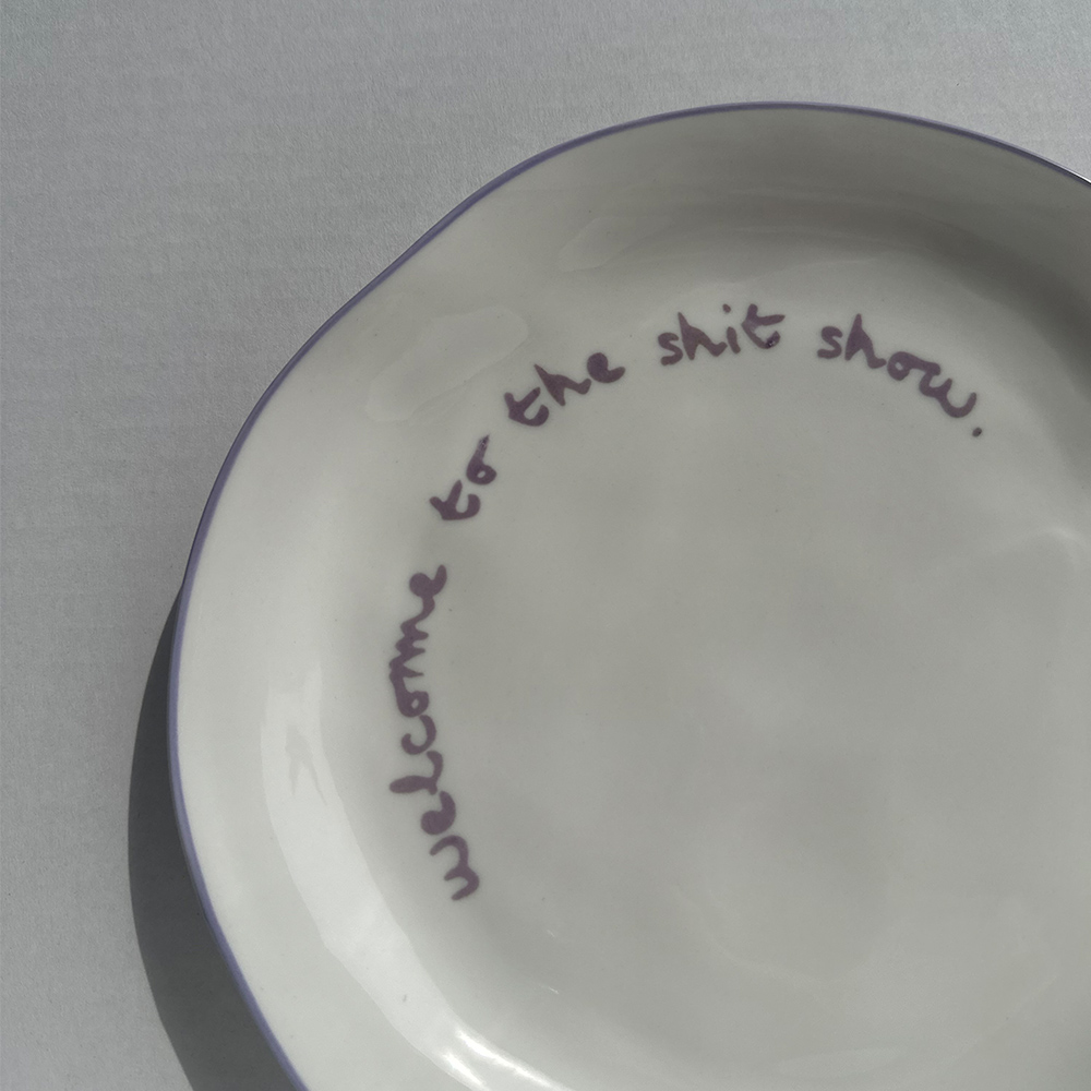 【英國 MÆGEN】陶瓷主題餐盤-紫, , large