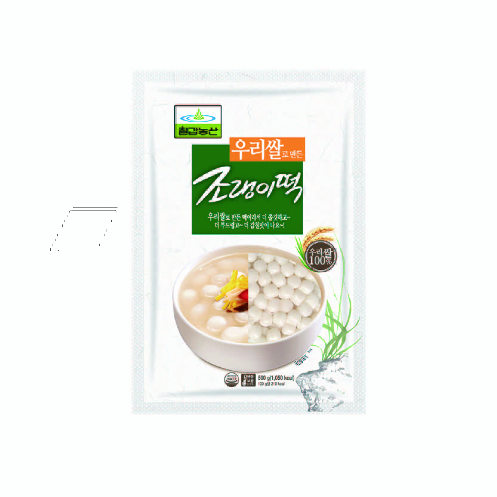 Rice cake snowman shape 500g