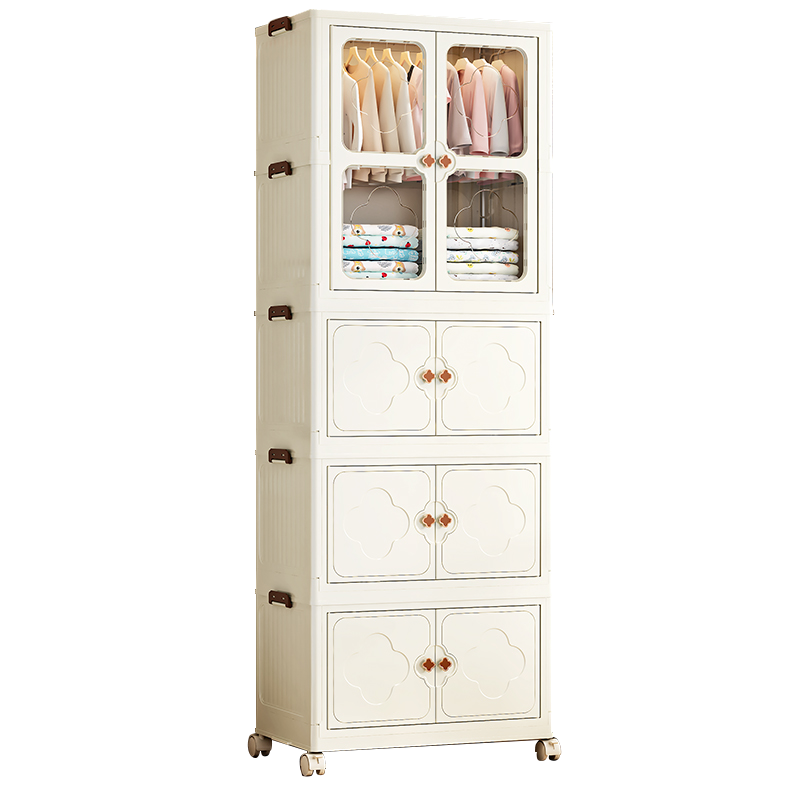 Plastic storage cabinets