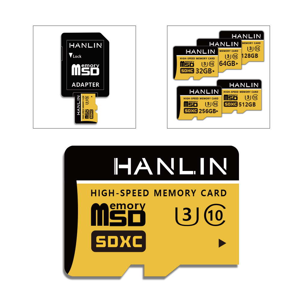 [HANLIN]-TF64G高速記憶卡C10 64GB U3, , large