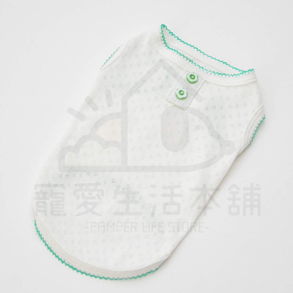 【寵愛生活本舖】寵物夏季薄款打底白色背心 寵物衣服 棉背心 寵物防曬, , large