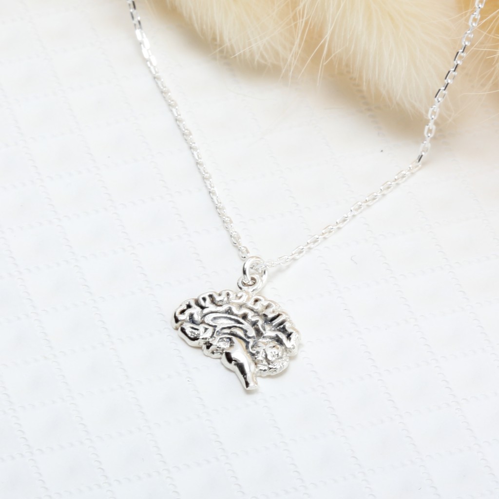 【Angel & Me】Brain love s925 sterling silver necklace Valentine's Day gift, , large