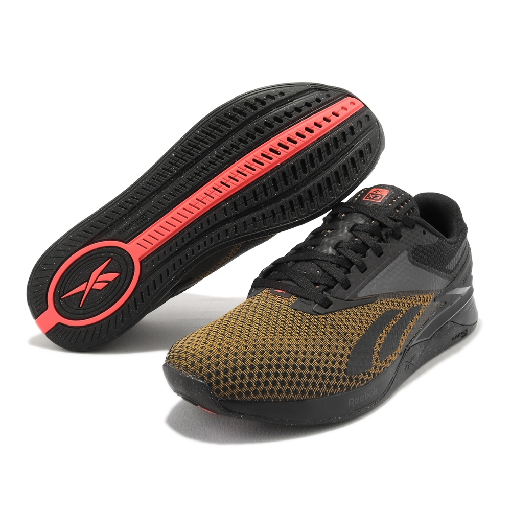 Reebok NANO X3 CrossFit 男鞋 女鞋 訓練鞋 舉重鞋 黑皮棕 100033788 【樂買網】, , large