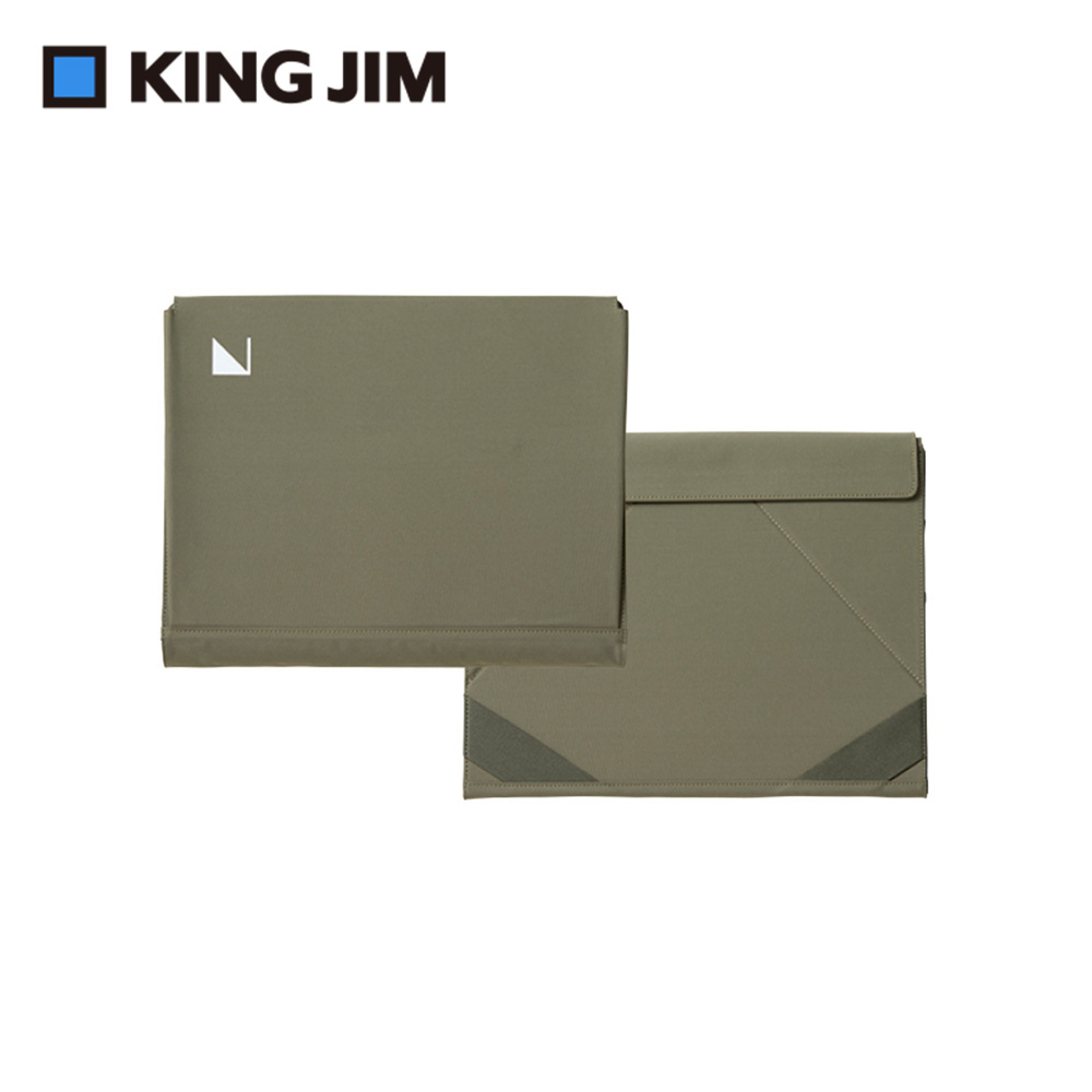 *需預訂【KING JIM】NESTY隨行支架筆電包 軍綠/(NST10)軍綠, , large