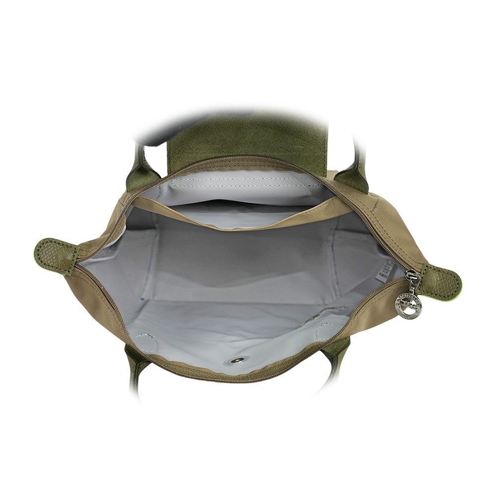 LONGCHAMP S號短把LE PLIAGE GREEN摺疊水餃包/朝鮮薊色, , large