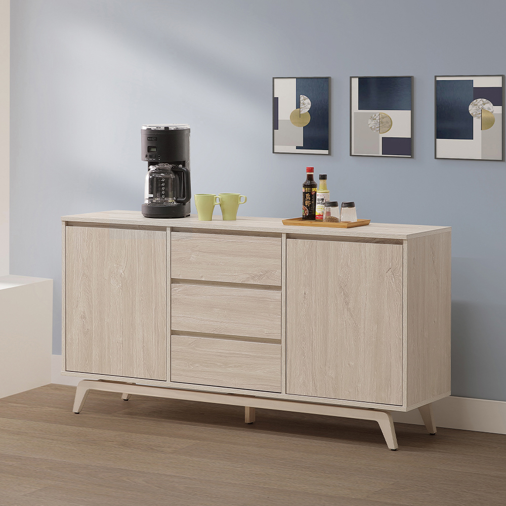 【唯熙傢俱】喬安楓木色5尺餐櫃, , large