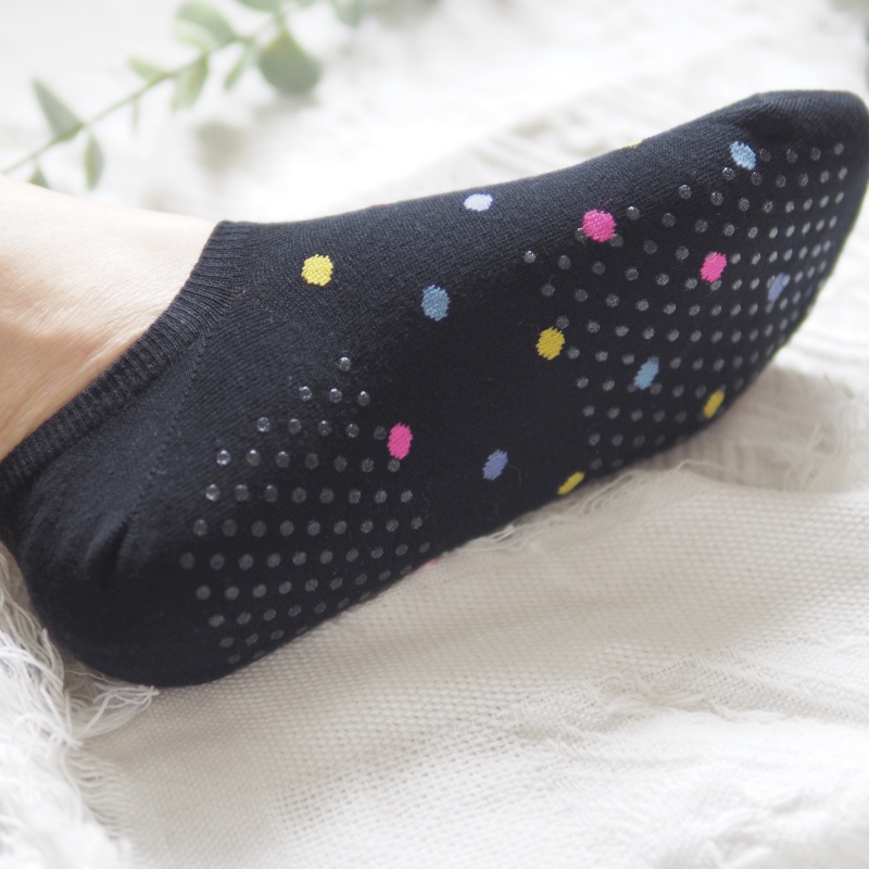 [Kaimei Cotton Industry] 8 pairs of random and excellent MIT made in Taiwan pure cotton non-slip right-angle socks with a little bit of style, , large