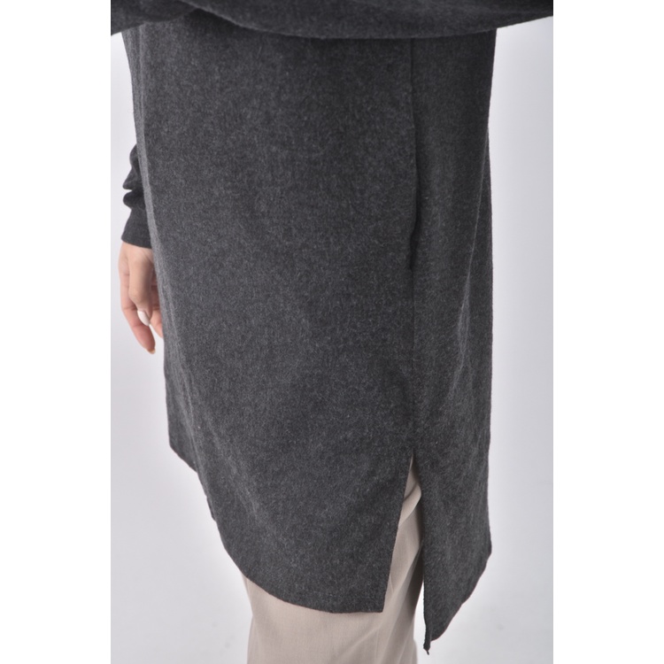 (L) 質感灰色長袖上衣二手衣, , large