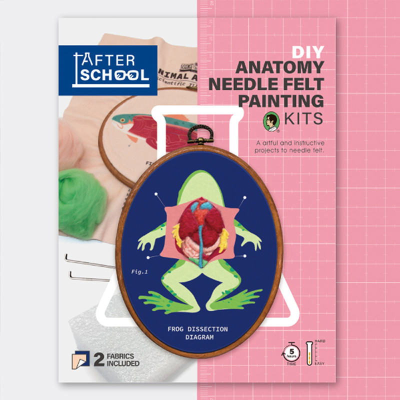 After School - 生物解剖毛氈刺繡套組, , large