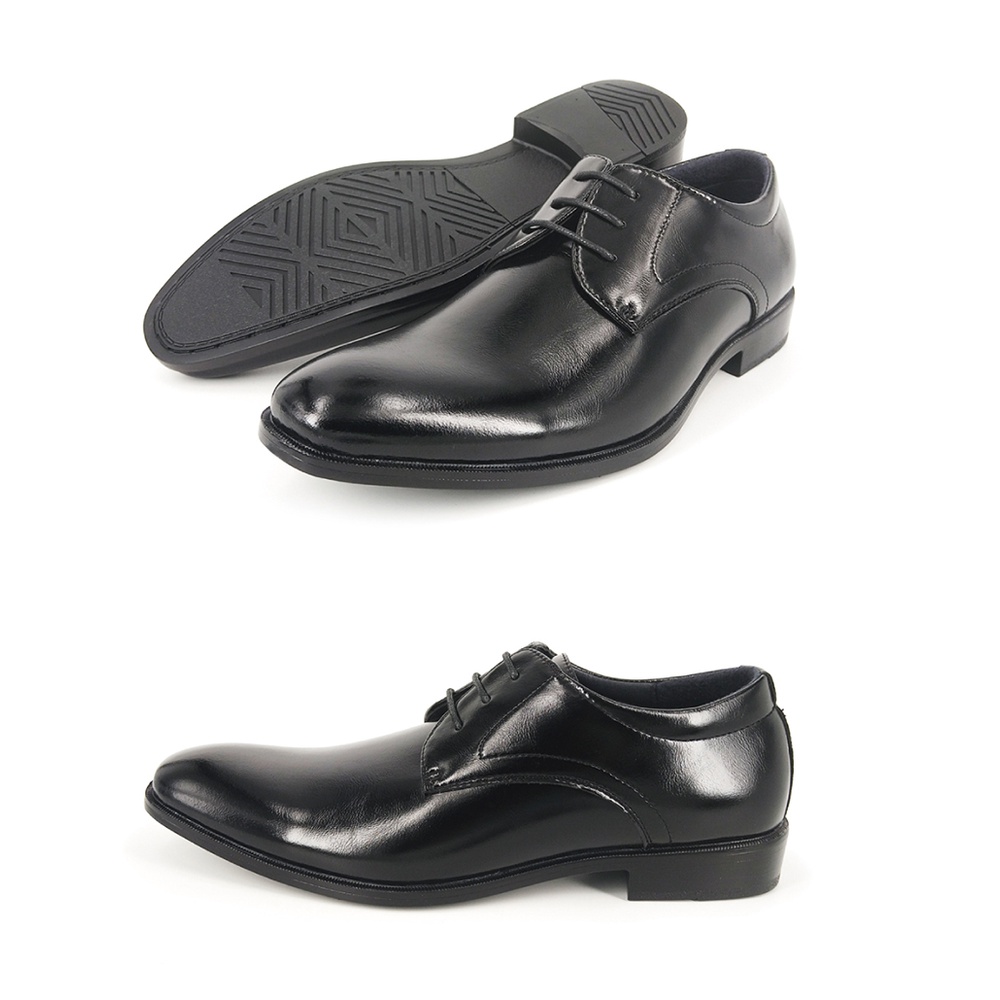 男牛津鞋 英倫男鞋 亮面皮鞋 商務皮鞋 正式皮鞋 紳士皮鞋 超纖皮革 透氣 耐磨 不易老化 好穿脫 寬楦 止滑 黑 咖啡, , large