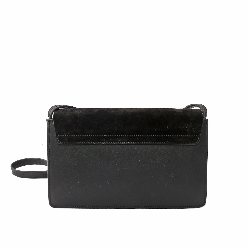 CHLOE' Faye Suede Shoulder Bag側揹肩包/黑色, , large