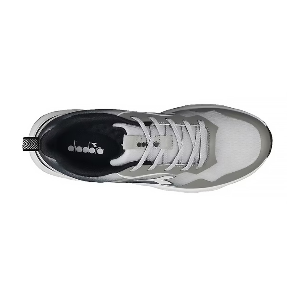 DIADORA迪亞多那 時尚休閒運動鞋 男運動鞋 男鞋 休閒鞋 寬楦 輕量 透氣 吸震 緩衝 足弓支撐 氣墊鞋墊 灰 黑, , large
