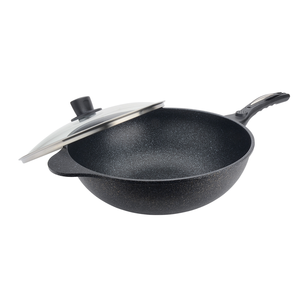 CLARE 可蕾爾 韓式不沾炒鍋IH附蓋 32cm-Leidea樂德兒, , large