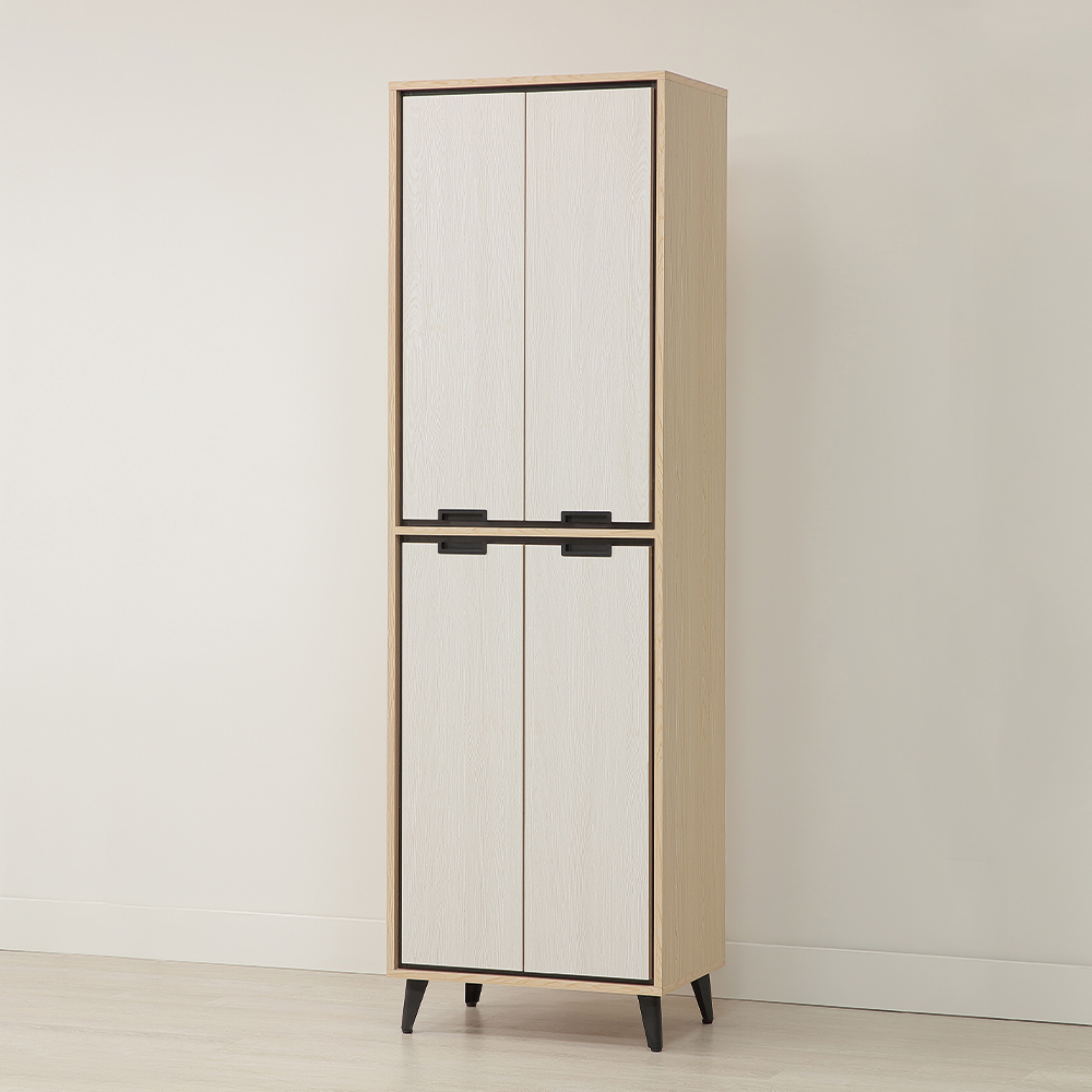 【唯熙傢俱】雷莎原木雙色2尺鞋櫃, , large