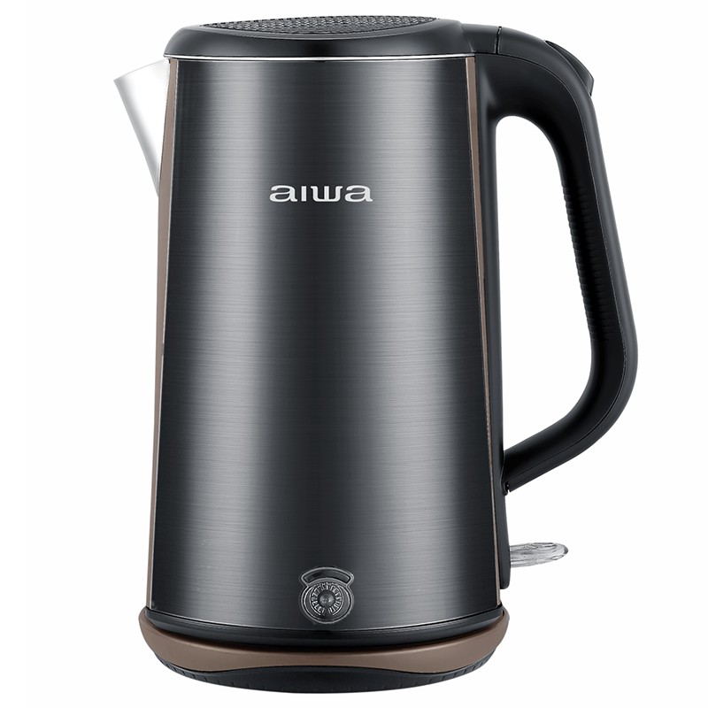 AIWA 愛華 1.8L三層防燙電茶壺 DKS1318 爵士黑, , large