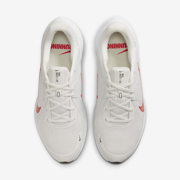 Nike Quest 5 男 慢跑鞋 運動 休閒 路跑 透氣 柔軟 舒適 緩震 米灰 橘紅 [DD0204-007], , large