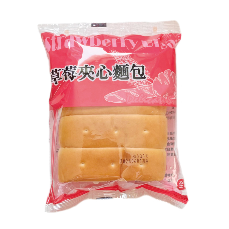 【Liu Ba】Sandwich Bread - (Blueberry + Strawberry) Flavor, , large