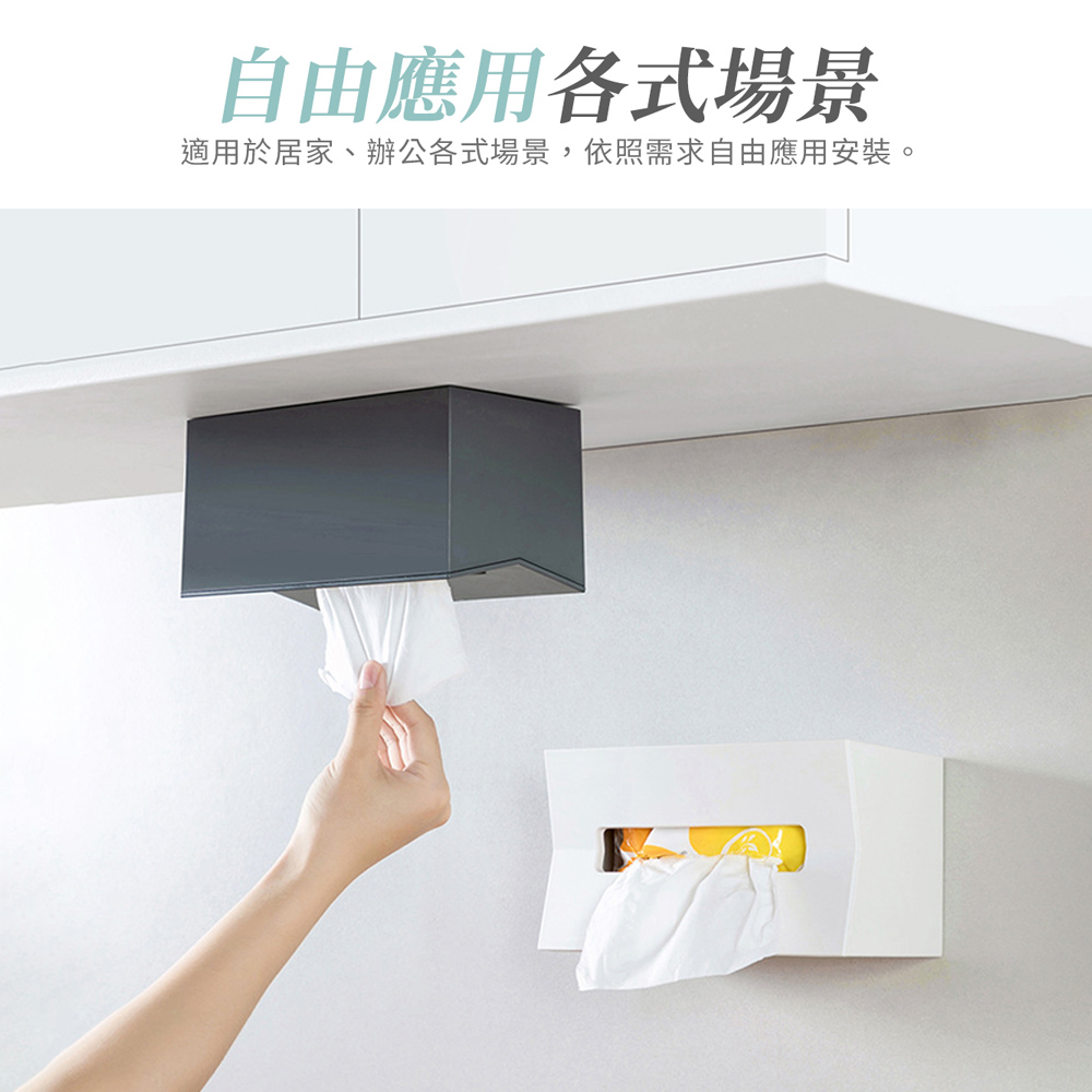 【上手家居】壁掛式衛生紙架 白色(衛生紙盒/面紙盒/廁所衛生紙架/浴室衛生紙架/浴室面紙盒), , large