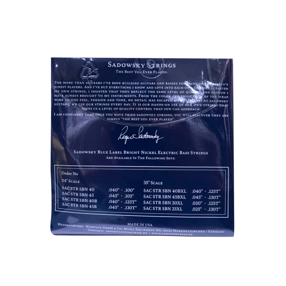 Sadowsky SBN 45 045-105 貝斯弦【敦煌樂器】, , large