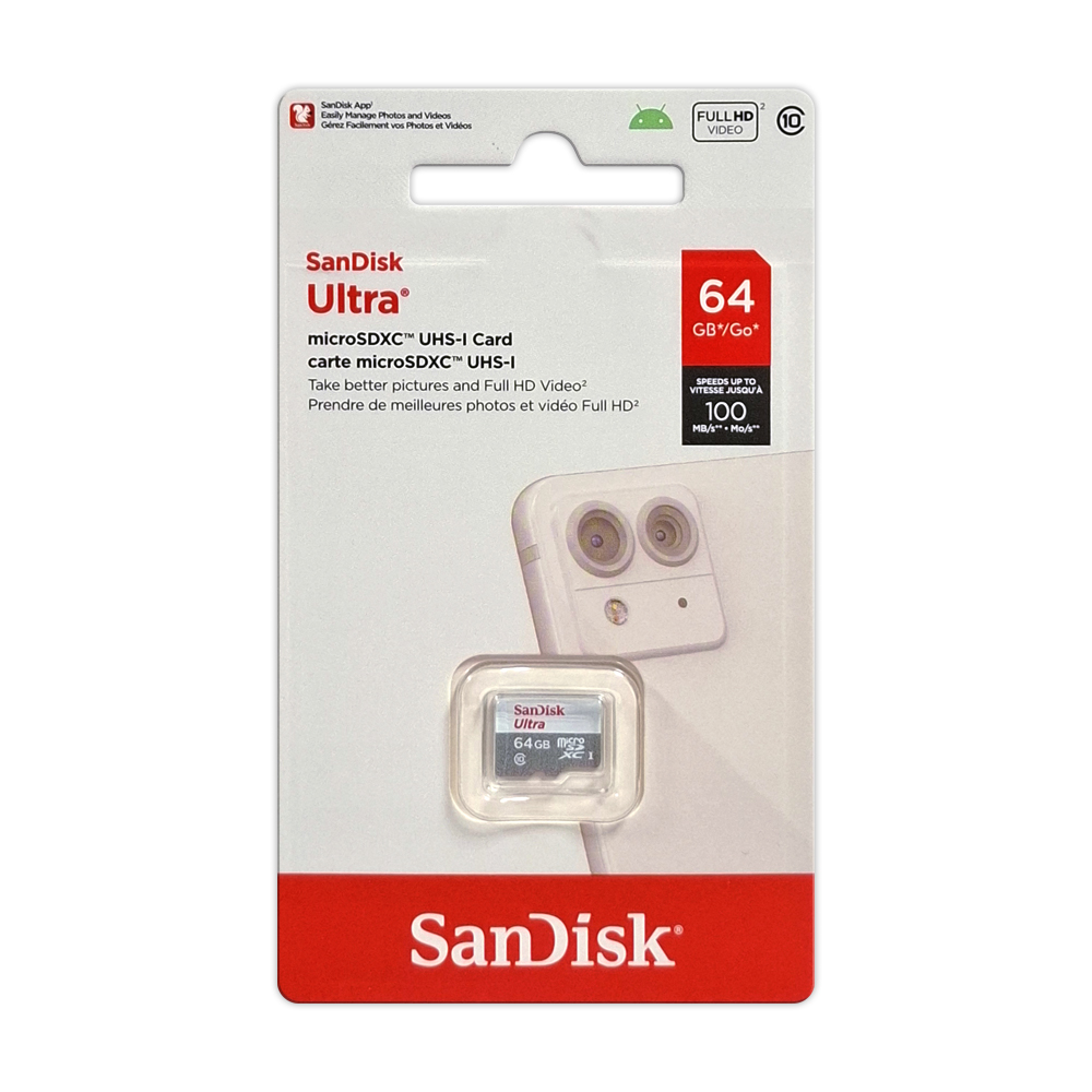 SanDisk ULTRA 64G UHS-I C10 microSDXC, , large
