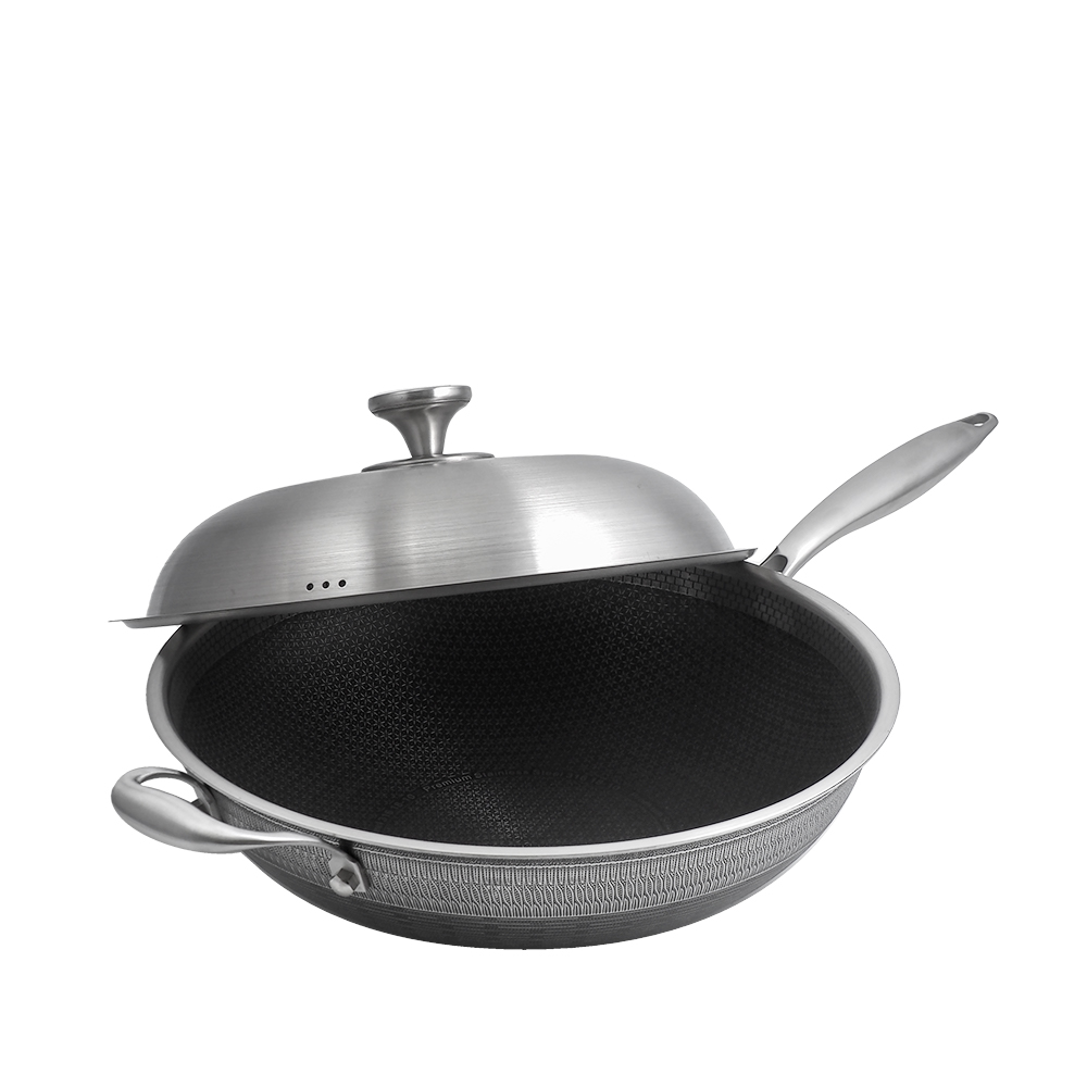 瑪露塔316不鏽鋼陶晶三代不沾炒鍋-34cm-單柄-1支, , large