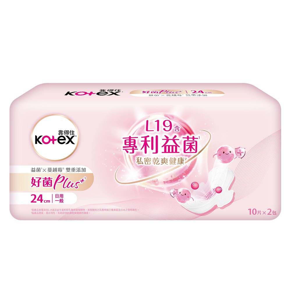 Kotex Probiotics 24cm 10X2, , large