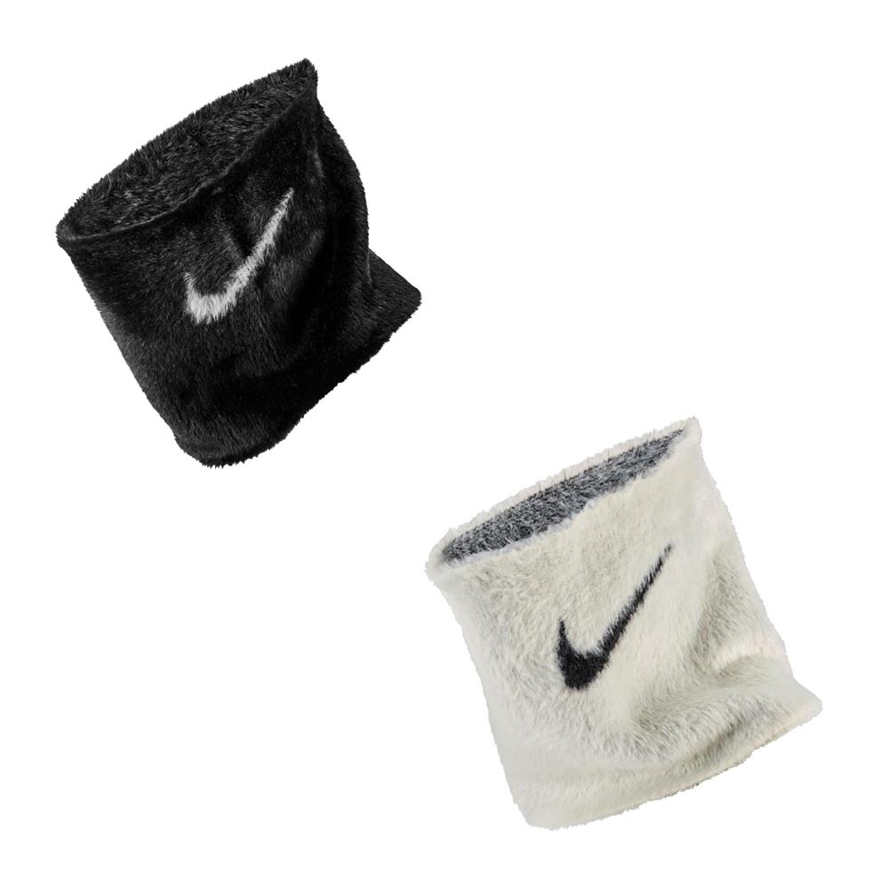 NIKE BIB PLUSH KNIT 絨毛頸套 黑 保暖 防風 穿搭 針織頸套 毛毛頸套 N1008869 【樂買網】, , large