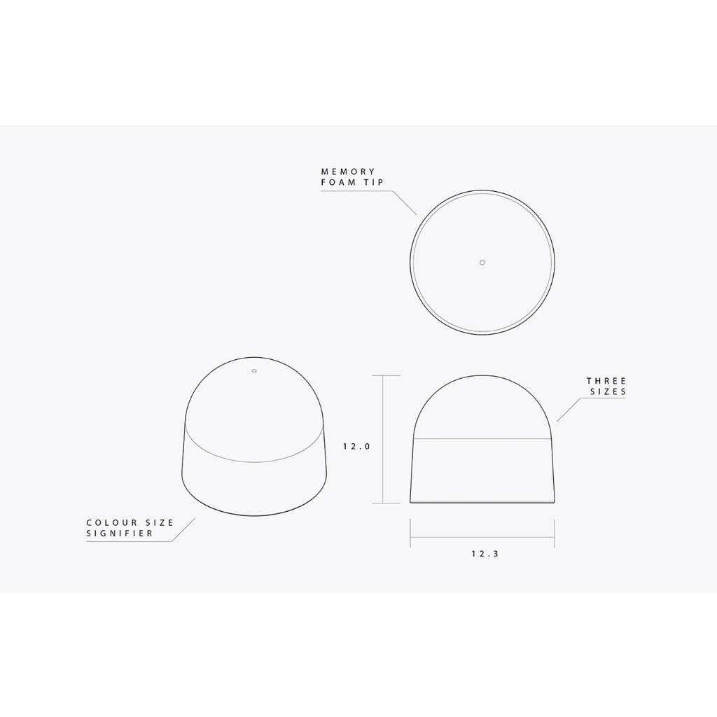 Flare EFS-SLP-SML-3PR 睡眠替換耳塞 尺寸S【敦煌樂器】, , large