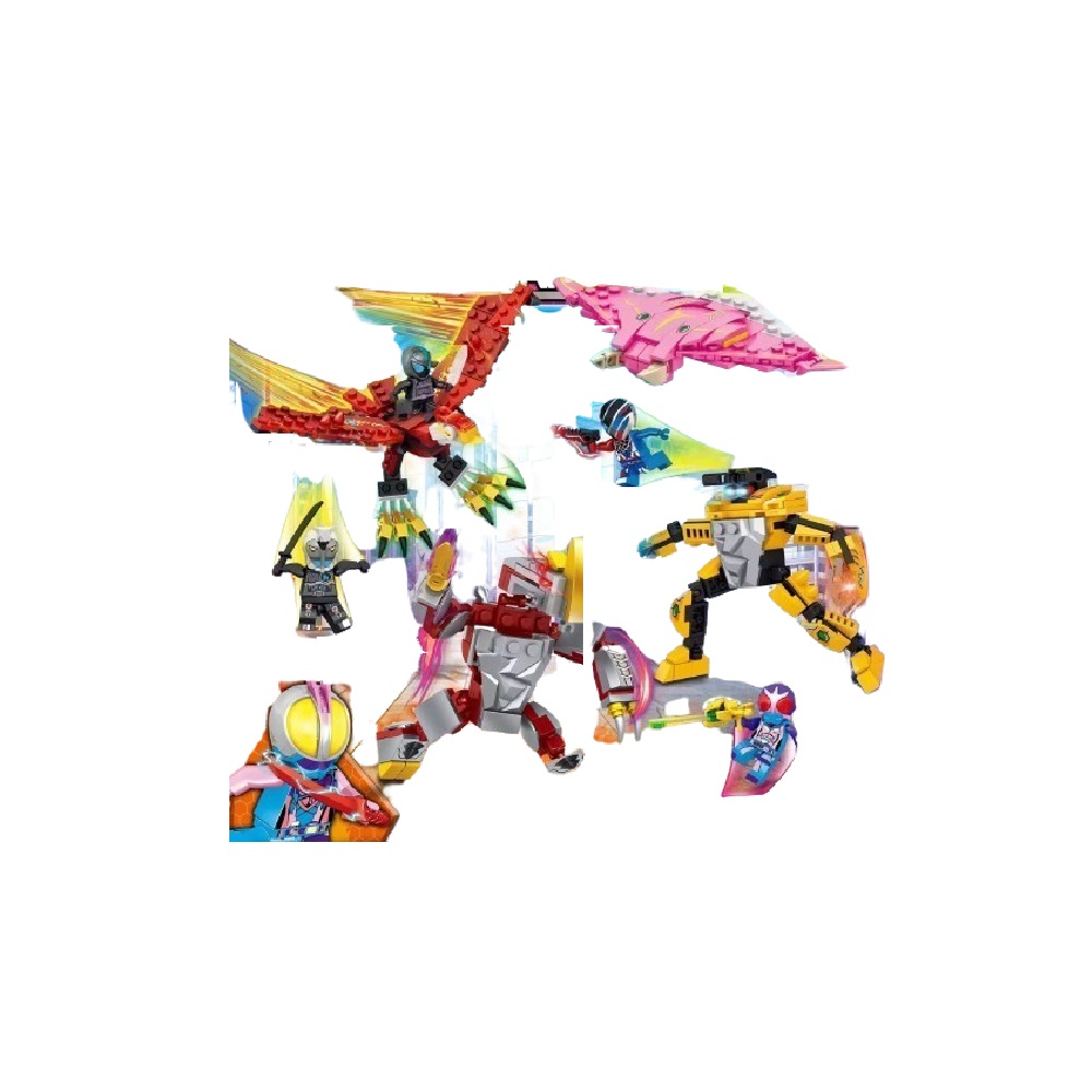 [積木共和國] 82366 假面戰士 一套四款販售(益智拼裝積木), , large