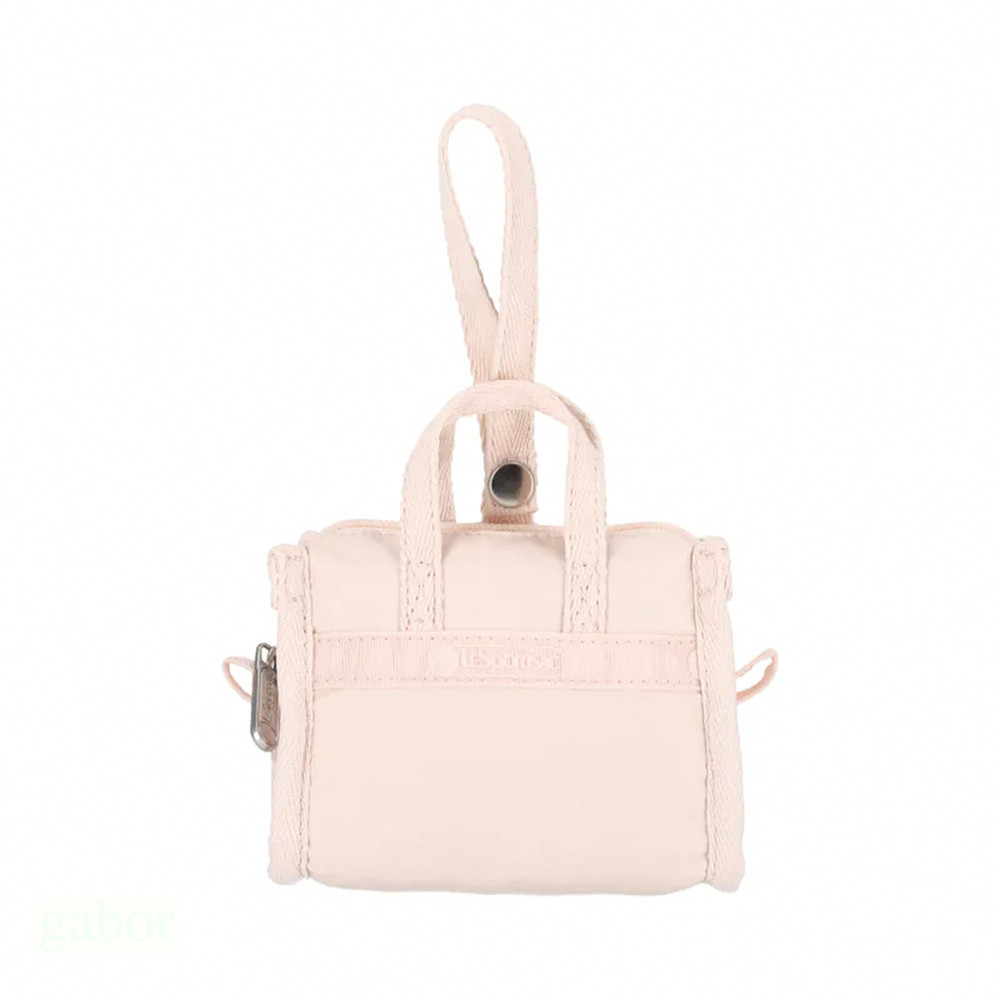 LeSportsac Weekender Charm 小吊掛飾零錢包 送禮-晨曦桃粉, , large
