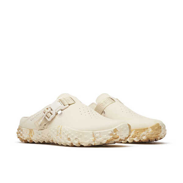 Kixpress-Merrell Wrapt Slide Nubuck 女 運動休閒鞋 舒適 磨砂皮鞋 白楊木色 [ML008320], , large