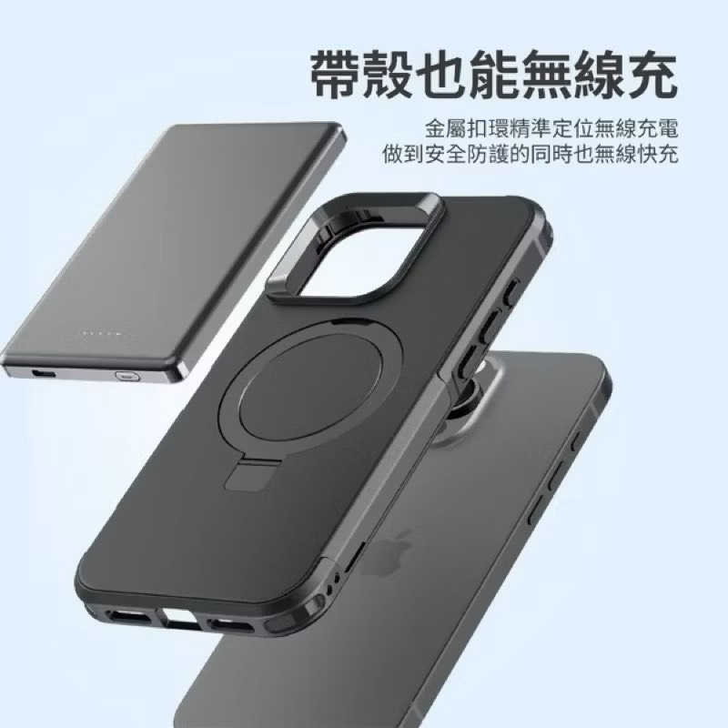 【Leo手機周邊專賣店】 PHILIPS飛利浦 軍規雙層磁吸支架防摔保護殼  / DLK6127B/96 / iPhone 16 Pro Max, , large