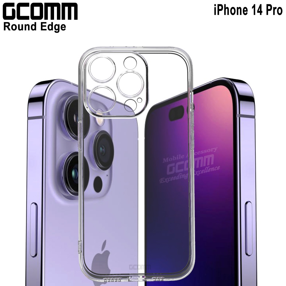 GCOMM iPhone 14 Pro 清透圓角保護套 Round Edge, , large