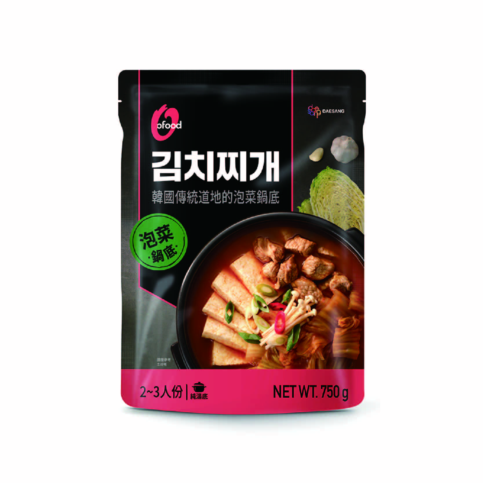 ofood-傳統泡菜鍋底750g, , large