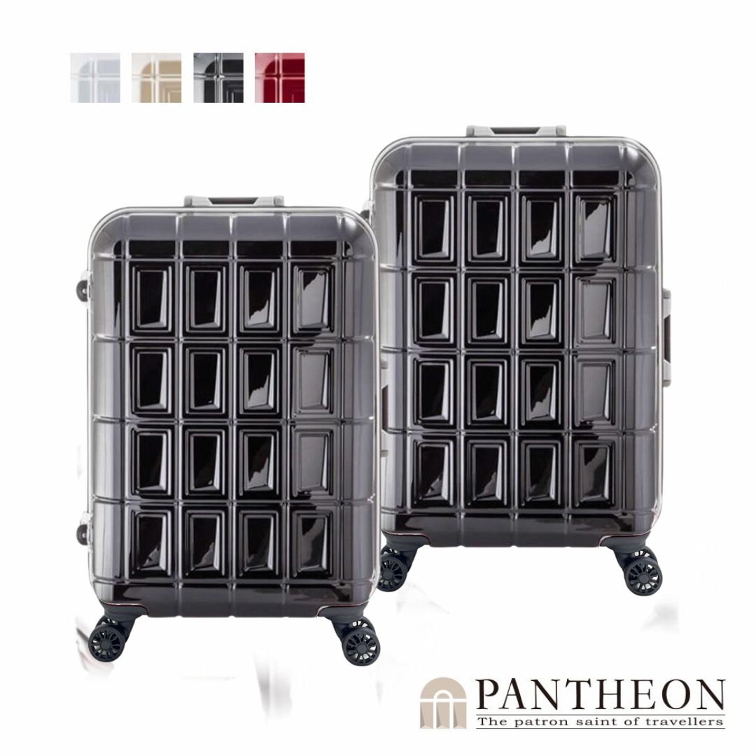 【PANTHEON PLAZA】PANTHEON 26吋 輕量網美鋁框行李箱 PTD-1626 經典黑, , large