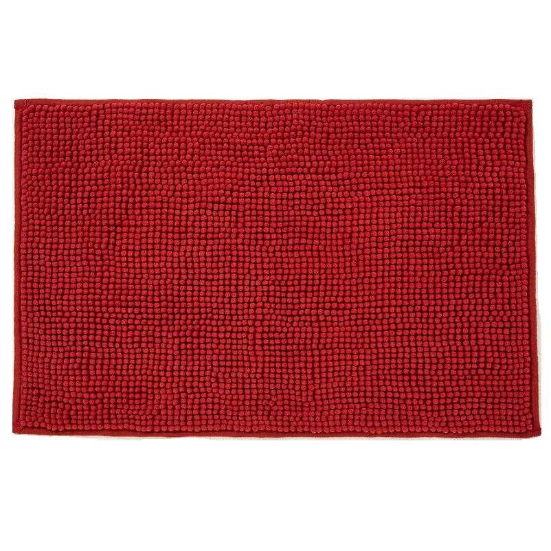 Quality Chenille mats - red, 紅色, large