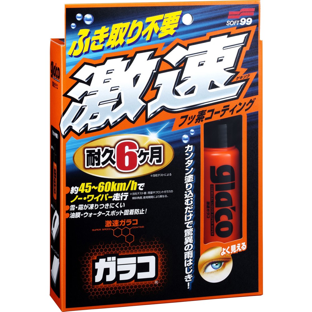[力守貿易]日本SOFT 99 激速免雨刷(不用擦拭), , large