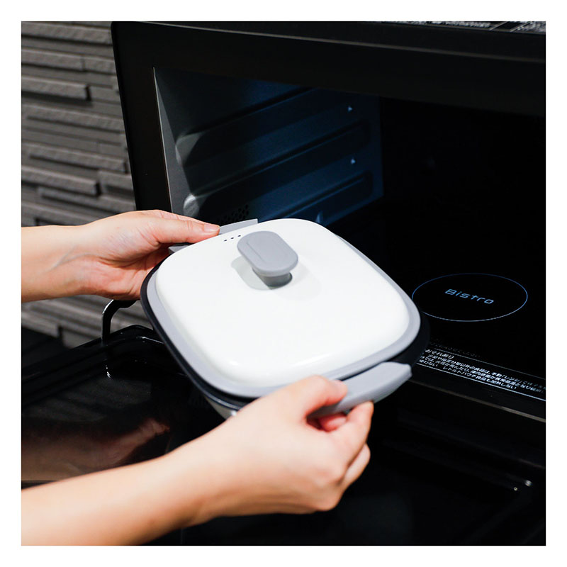 【CB JAPAN】copan系列 微波爐專用長方形燒烤盤 白, , large