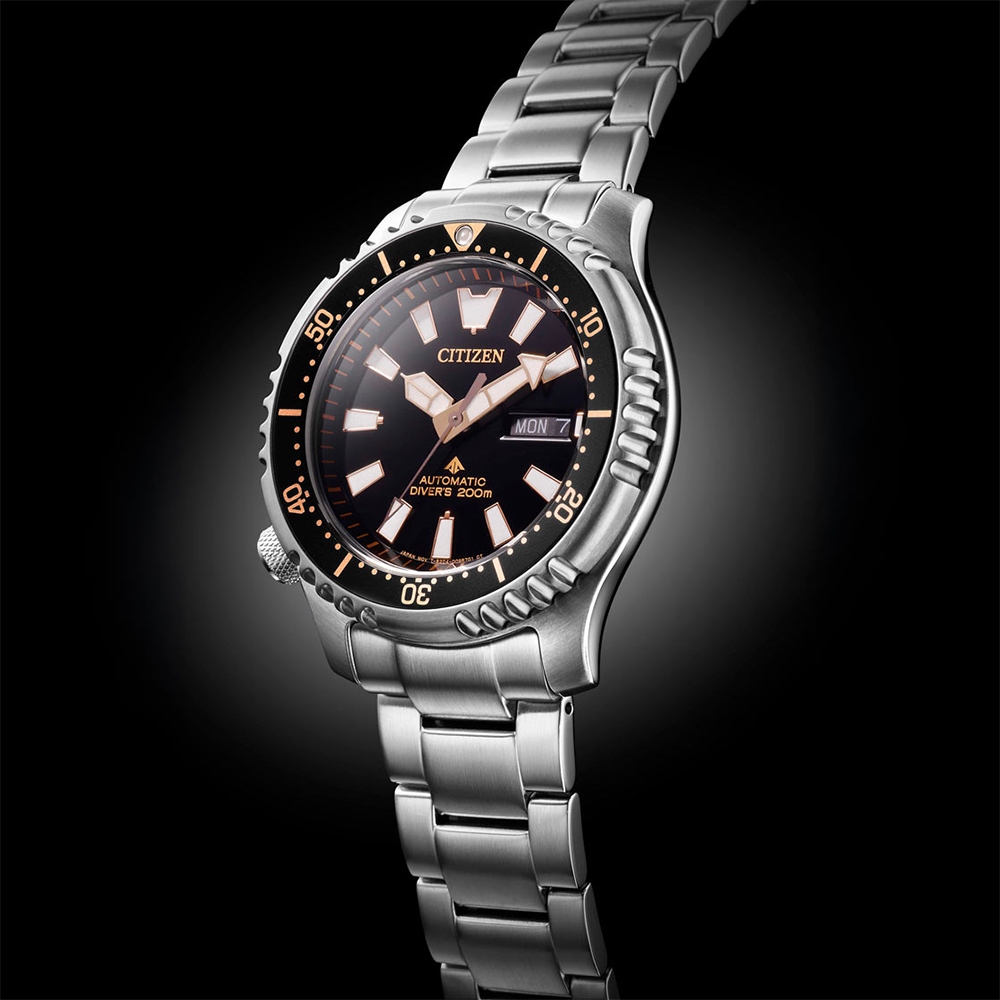 CITIZEN 星辰 PROMASTER 鋼鐵河豚復刻機械錶 附贈橡膠錶帶 NY0160-66E, , large