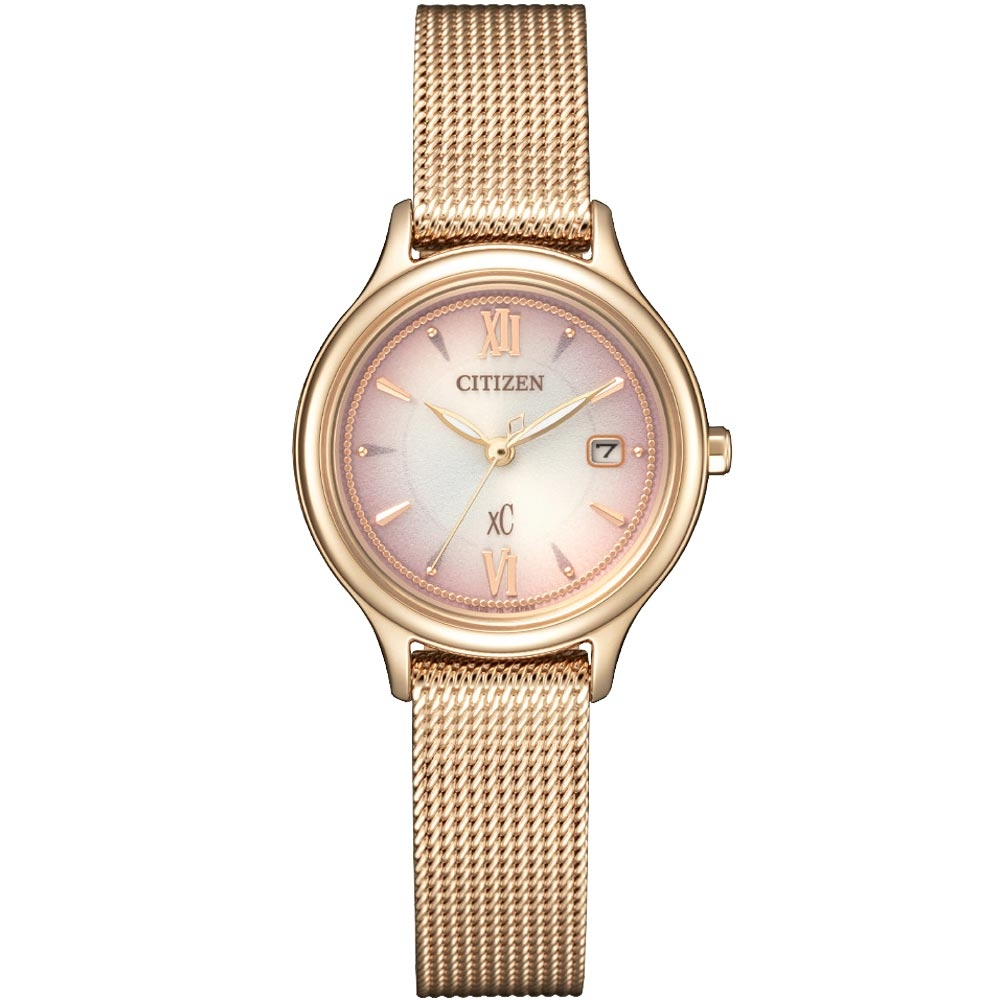 CITIZEN 星辰 XC 亞洲限定 光動能米蘭女錶 EW2635-54W, , large