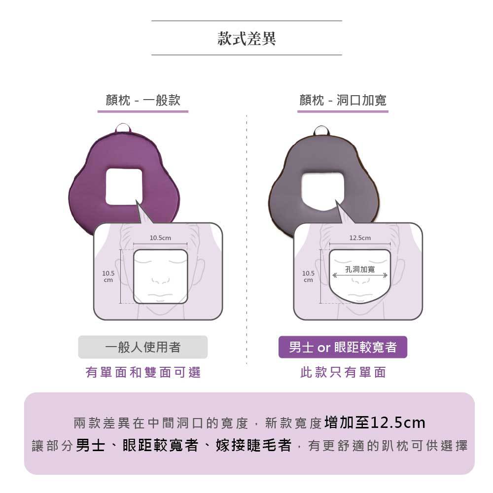 【有洞美容床專用】洞口加寬版｜2色｜單面顏枕/趴枕/美容枕/SPA枕, , large