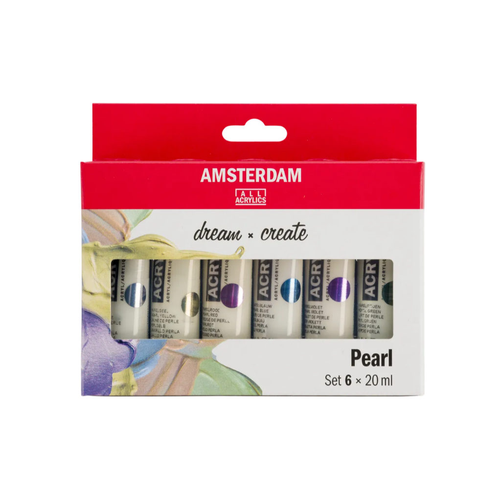 *需預訂 Royal Talens AMSTERDAM 壓克力20ML - 6色套組主色, , large
