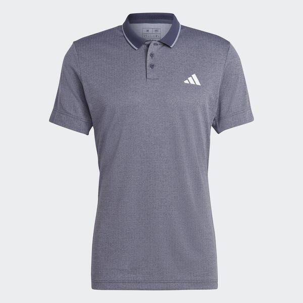 Adidas T Freelift Polo 男 POLO衫 短袖 上衣 亞洲版 網球 訓練 灰藍 [HS3315], , large