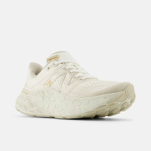 New Balance Fresh Foam X More V4 女 慢跑鞋 運動 D寬楦 奶白 [WMORWS4], , large