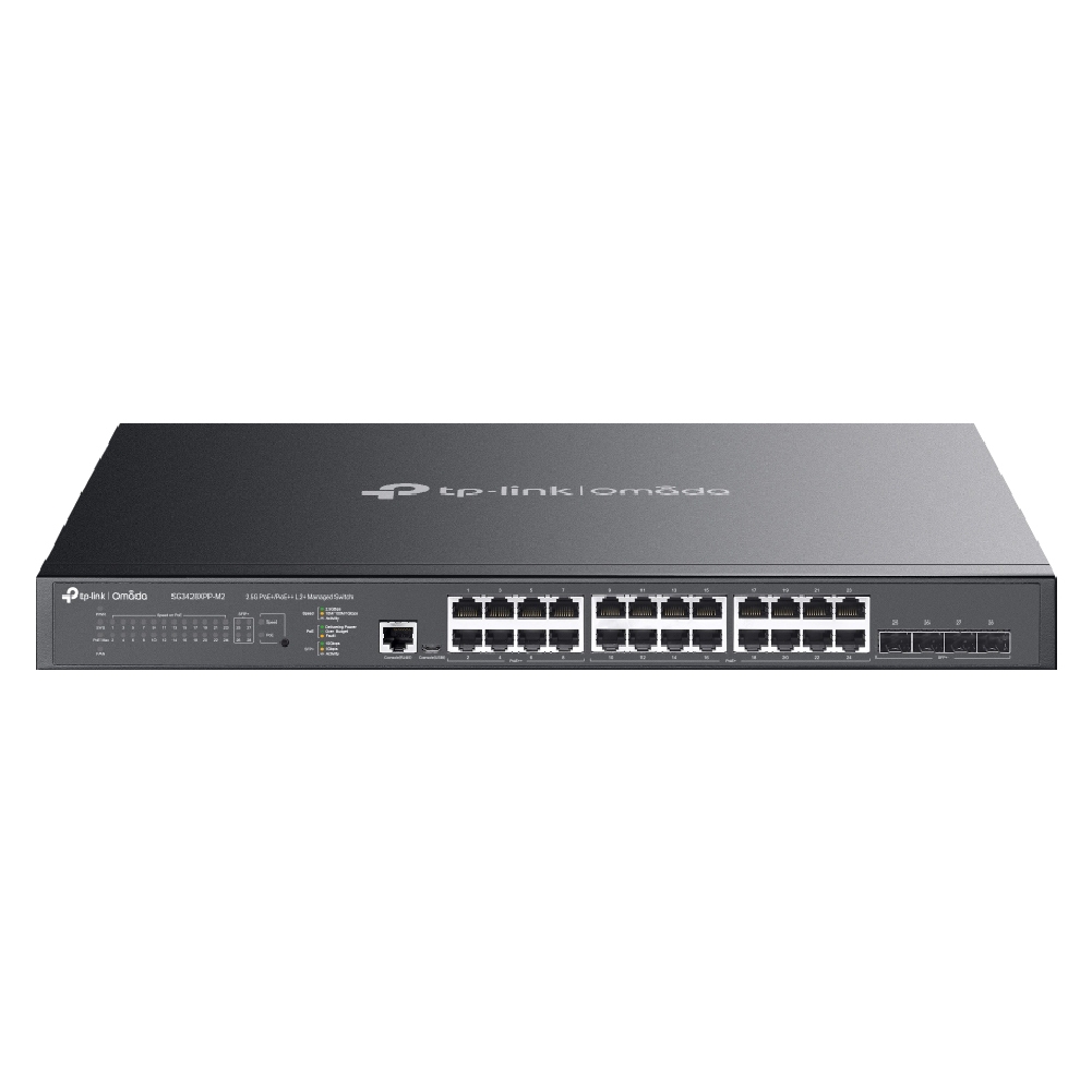 TP-LINK 昌運監視器 SG3428XPP-M2 24埠 L2+管理型交換器+16埠PoE+8埠PoE++, , large