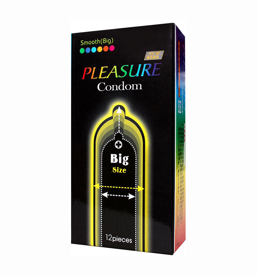 PLEASURE CONDOM BIG SIZE, , large