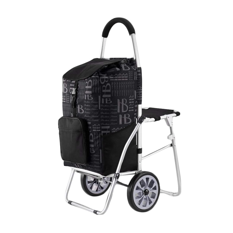 Single wheeled shopping cart, , large