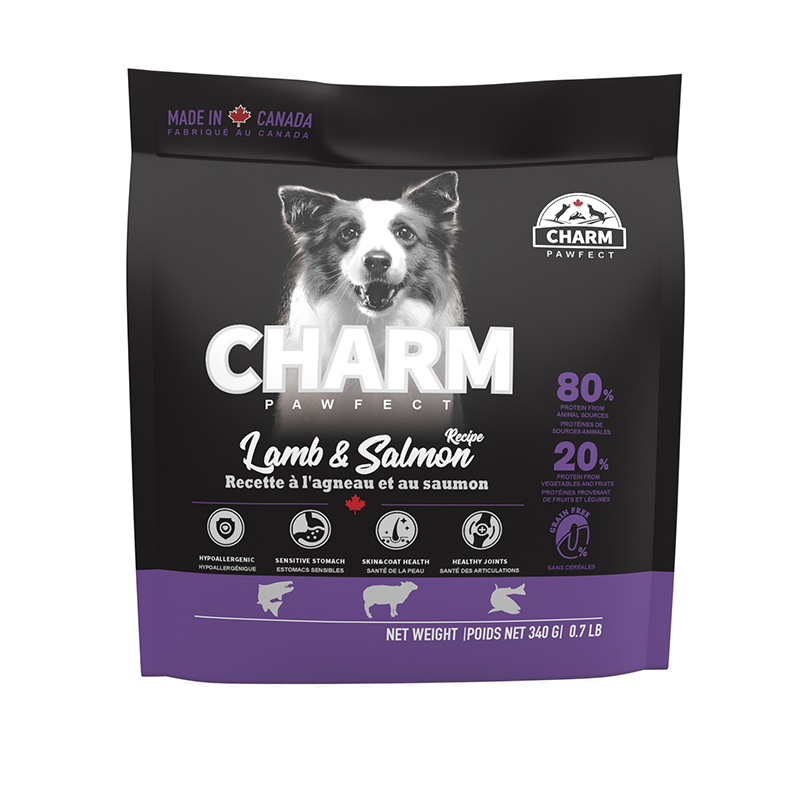 【CHARM 野性魅力】無穀狗飼料340g-羊肉鮭魚配方, , large